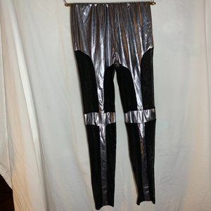 Black&Silver Leggings - Large